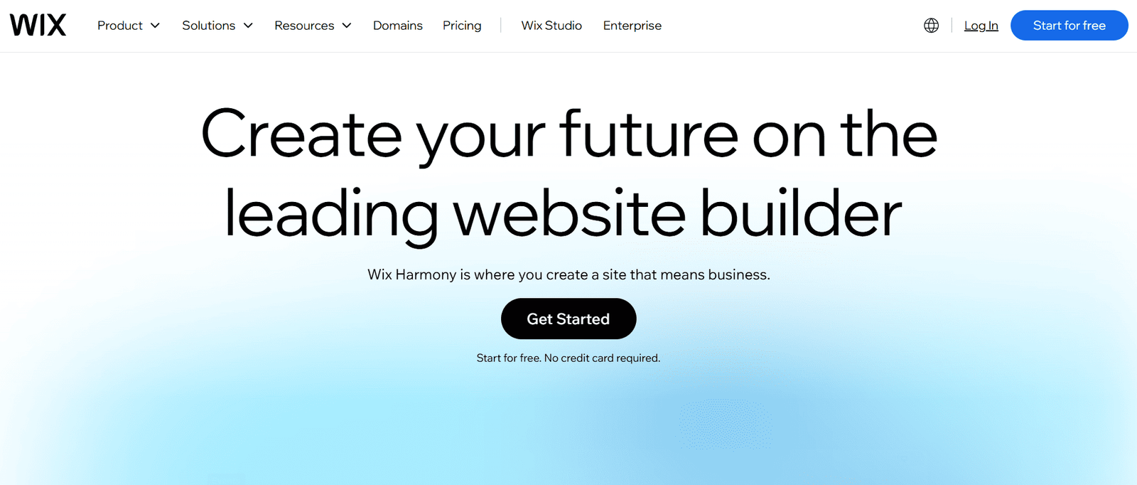 Wix AI website builder site brief and generated website preview