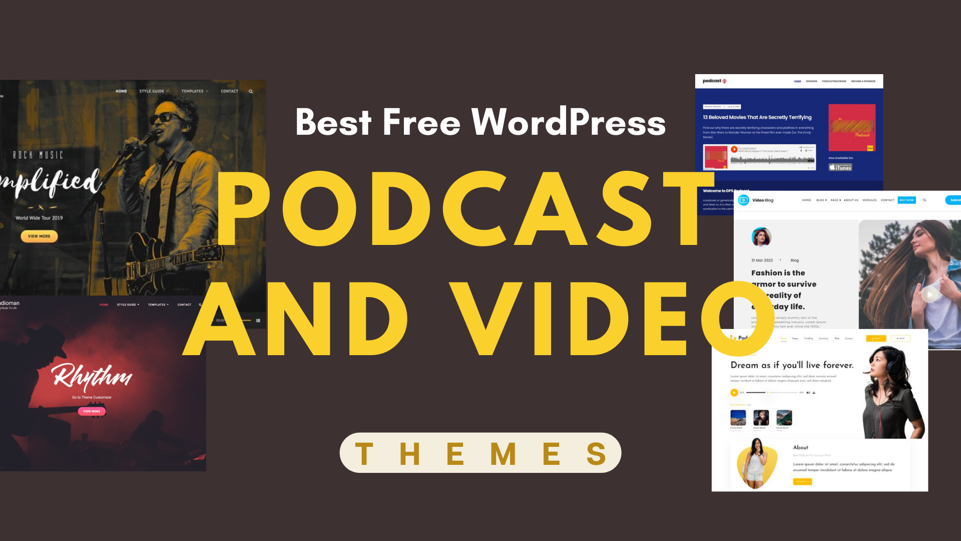 Best Free WordPress Podcast and Video Themes