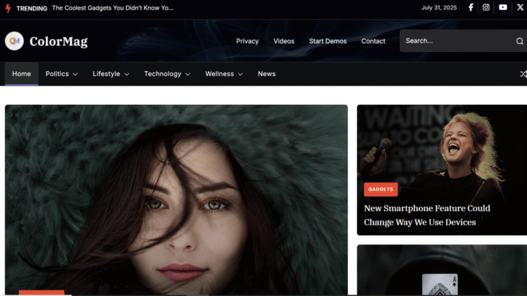 ColorMag WordPress Theme: A Stylish and Powerful Magazine Theme