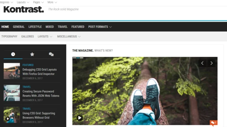 Kontrast WordPress Theme: A Bold New Way to Elevate Your Website Design