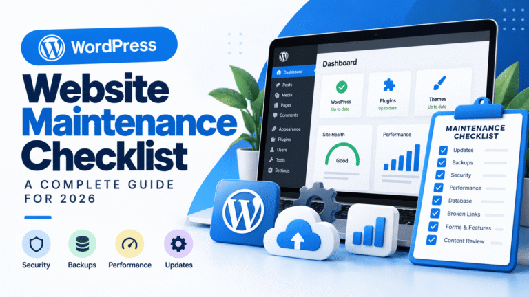 WordPress Website Maintenance Checklist: A Complete Guide for 2026